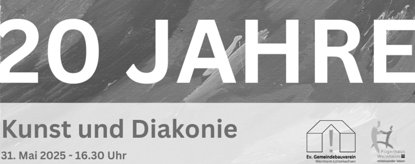 Einladung 20 Jahre Kunst und Diakonie